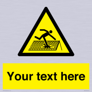 Custom Figure on Roof Sign